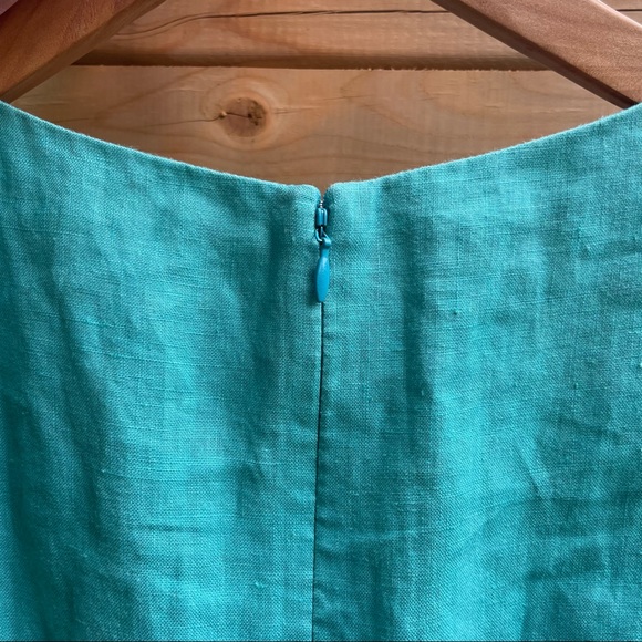 Lafayette 148 💯 linen empire waist dress - Picture 10 of 12